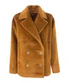Max Mara Trolleybus Caban Rust In Brown