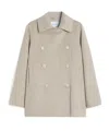 Max Mara Double-breasted Coat In Neutral