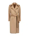 Max Mara Manuela Mantel Aus Kaschmirfilz In Nude