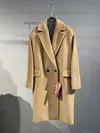 Max Mara Double-breasted Coat In Nude