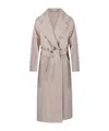 Max Mara Double-breasted Coat In Nude
