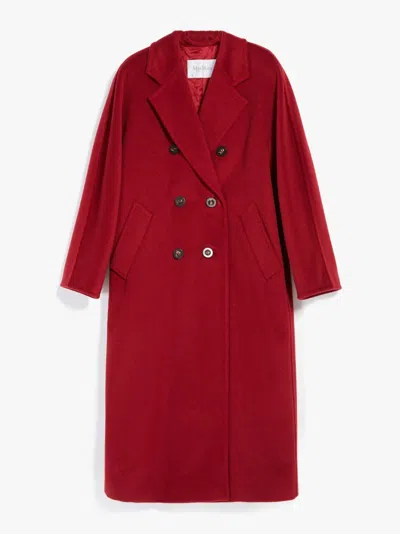 Max Mara Double Breasted Coat In Rosso