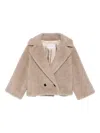 Max Mara Double-breasted Coat In Black