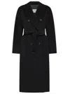 Max Mara Coats In Black