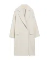 Max Mara Double-breasted Duster Coat In Nude