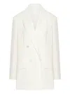 Max Mara Double-breasted Tailored Blazer With Notched Lapels
