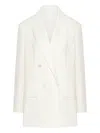 Max Mara Double-breasted Tailored Blazer With Notched Lapels