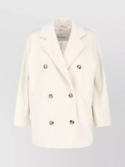 MAX MARA DOUBLE-BREASTED JACKET FEATURING NOTCHED LAPELS