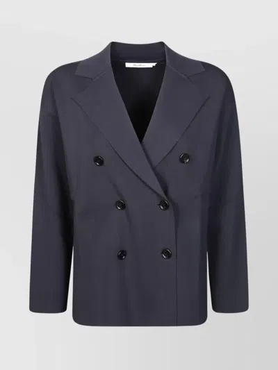 MAX MARA DOUBLE BREASTED JACKET NOTCHED LAPELS