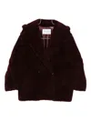 Max Mara Double-breasted Jacket In Black