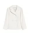 Max Mara Double Breasted Jacket In White