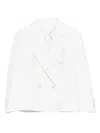 Max Mara Double-breasted Jacket In White
