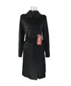 Max Mara Double-breasted Lapel Coat In Black