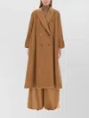 Max Mara Caronte Doppelreihiger Mantel Aus Kamelhaar In Brown