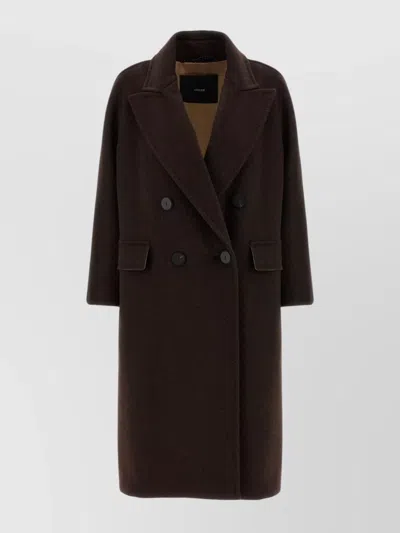 MAX MARA DOUBLE-BREASTED LONG SLEEVE COAT