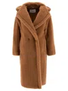 Max Mara Teddy Bear Oversized Overcoat In Cammello
