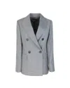 Max Mara Studio Jacket In Grey