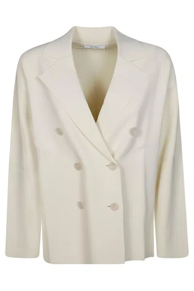 MAX MARA DOUBLE-BREASTED LONG-SLEEVED JACKET