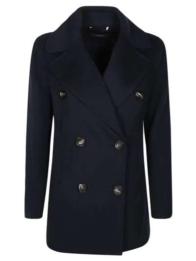 MAX MARA MAX MARA DOUBLE-BREASTED PICOT PEACOAT