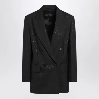 MAX MARA MAX MARA DOUBLE-BREASTED SEQUIN BLAZER