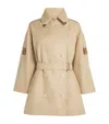 Max Mara Double-breasted Trench Coat In Beige