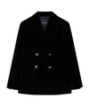 Max Mara 's  Double-breasted Long-sleeved Jacket In Black