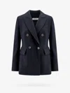 Max Mara Double-breasted Virgin Wool Blazer