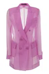 Max Mara 'black Negrar Blazer In Pink