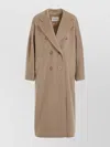 Max Mara Double-breasted Wool And Cashmere Coat In Brown