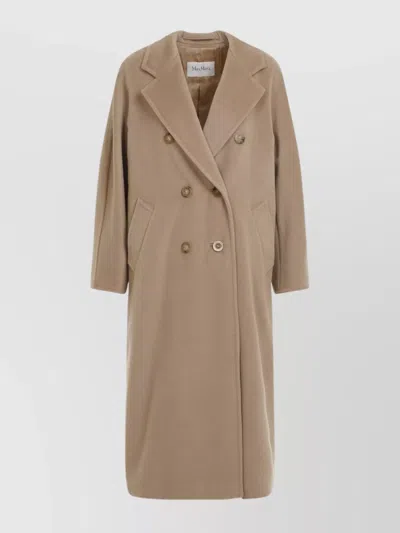 Max Mara Double-breasted Wool And Cashmere Coat In Brown