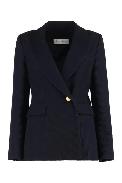 MAX MARA MAX MARA DOUBLE-BREASTED WOOL BLAZER