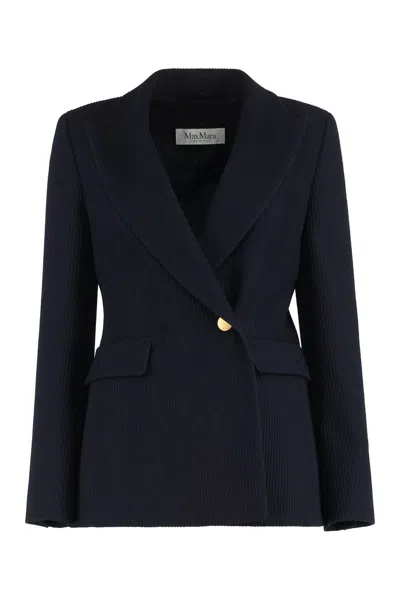 MAX MARA MAX MARA DOUBLE-BREASTED WOOL BLAZER
