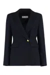 Max Mara Pagano Double-breasted Blazer In Blue