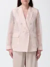 Max Mara Jacket Woman Color Dust In Pink