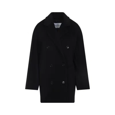 MAX MARA MAX MARA DOUBLE-BREASTED WOOL-CASHMERE BLEND COAT WITH NOTCHED COLLAR