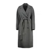 Max Mara Double-breasted Wool Coat In Gray