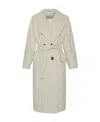 Max Mara Double-breasted Wool Cashmere Coat In Nude