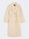 Max Mara Double-breasted Wool Coat In Neutral