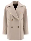 Max Mara Double-breasted Long-sleeved Coat