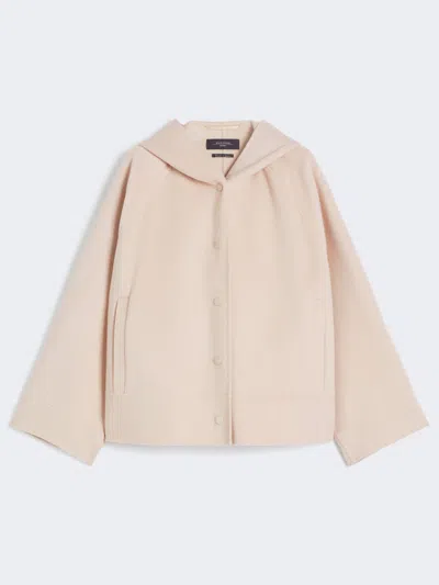Max Mara Double-faced Wool-blend Coat In Pink
