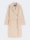 Max Mara Double-faced Wool-blend Robe Coat In Neutral
