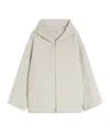 Max Mara Relaxed-fit Zip-up Sweater With Spacious Hood And Large Front Pockets