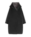 Max Mara Cube Orion Alpaca And Wool Down Coat In Black