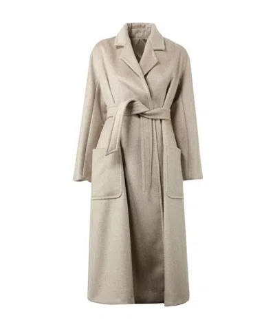 Max Mara Double-sided Ludmilla Icon Coat In Nude