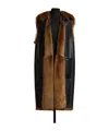 Max Mara Double-sided Wool Vest Coat In Black