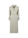 Max Mara Double-breasted Belted Coat In Neutral