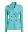Max Mara Double-breasted Blazer In Blue