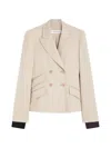 Max Mara Double-breasted Blazer In Neutral