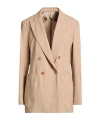 Max Mara Double-breasted Blazer In Neutral