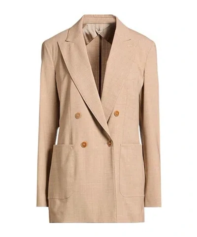 Max Mara Double-breasted Blazer In Neutral